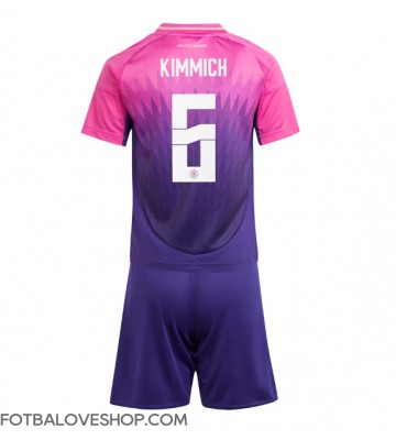 Německo Joshua Kimmich #6 Dětské Venkovní Dres ME 2024 Krátký Rukáv (+ trenýrky)